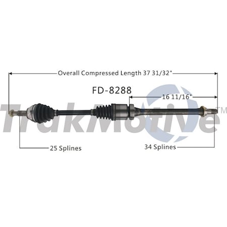 Cv Axle Shaft,Fd-8288